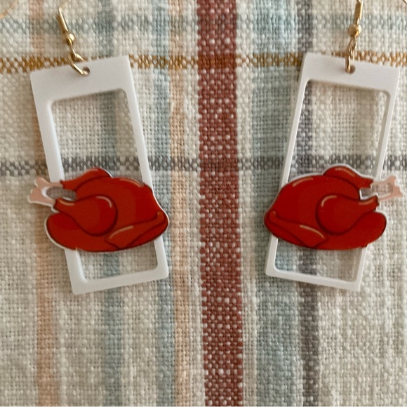 🦃Turkey Earrings 🍗 - Picture 4 of 6